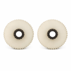Kit com 2 Engrenagens em Nylon para Enceradeira Industrial 300/350 – Band, Romher, Deep Clean e Cleaner